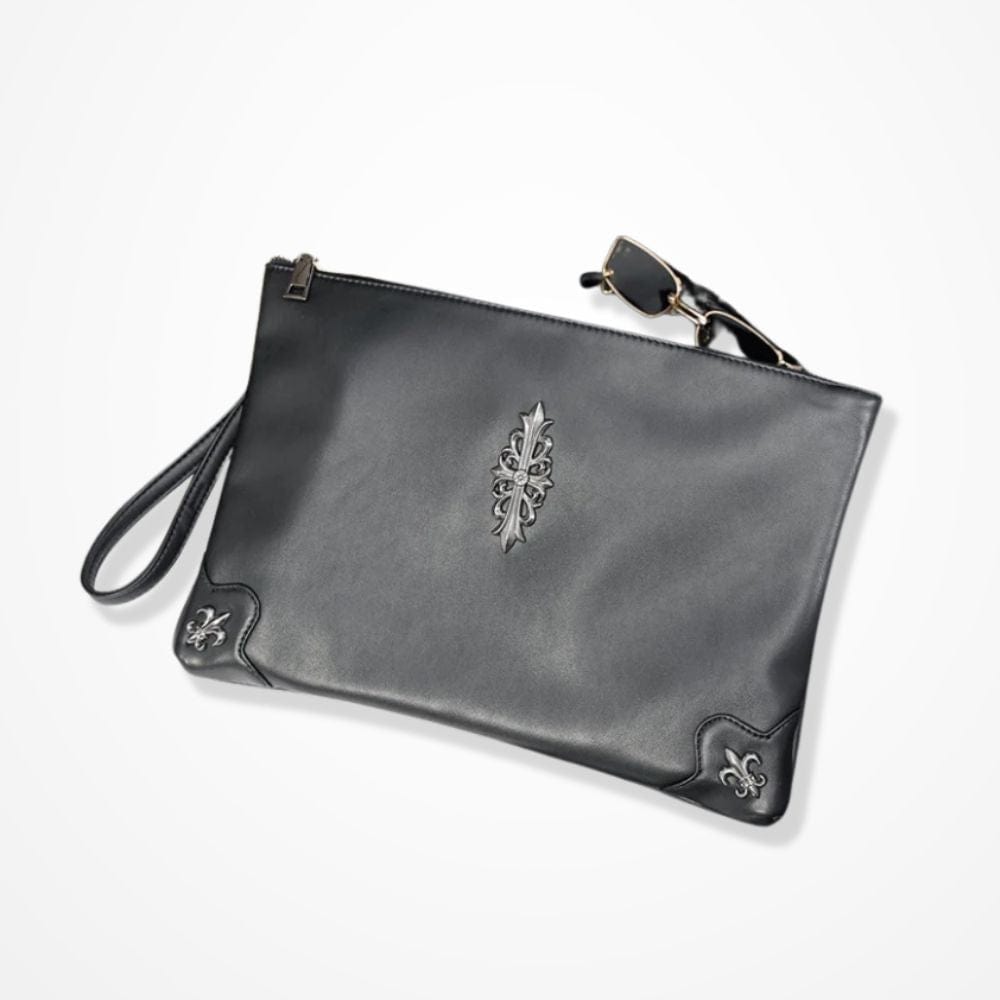 Pochette Homme Noir Moderne 