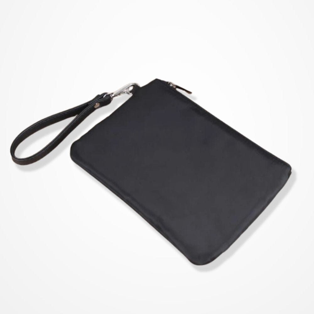 Pochette Homme Tissu  Noir