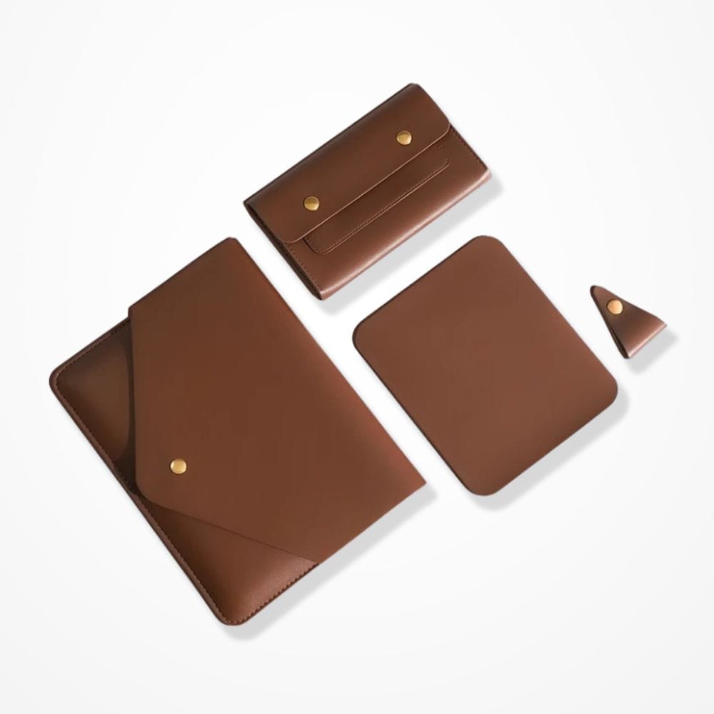 Pochette Mac  Marron foncé / Macbook Air 15 pouces