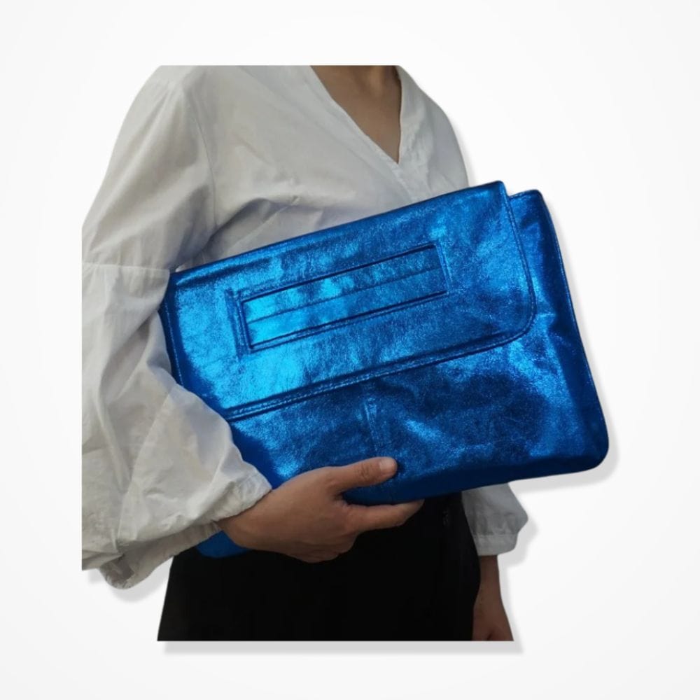 Pochette Main Femme  Bleu électrique