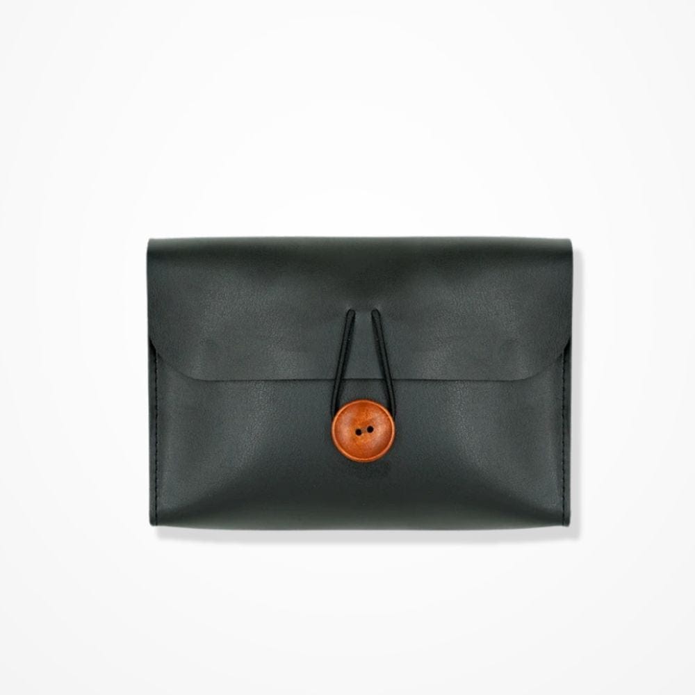 Pochette Maquillage Cuir  Noir