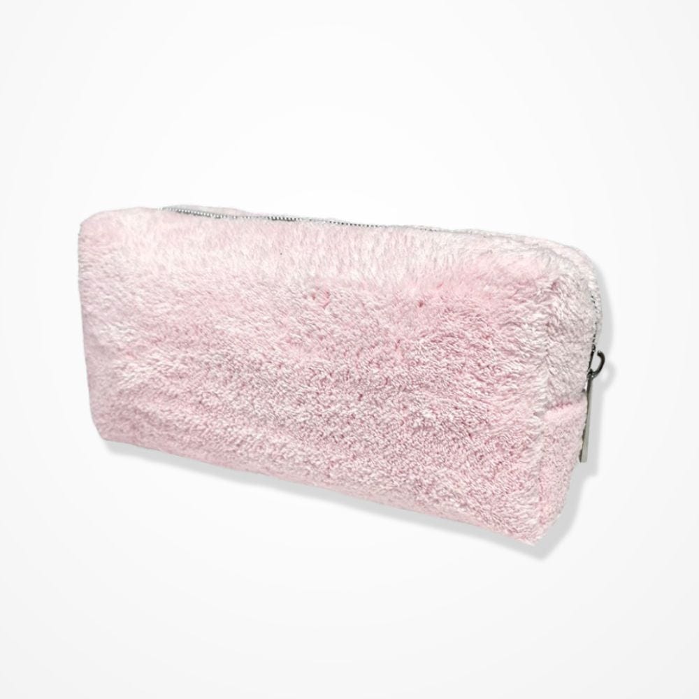 Pochette Maquillage Velours  Rose