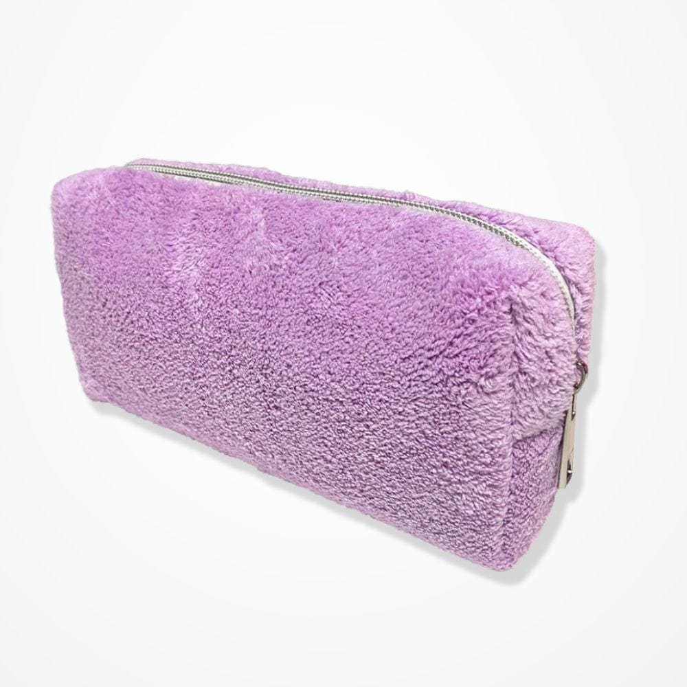 Pochette Maquillage Velours  Violet