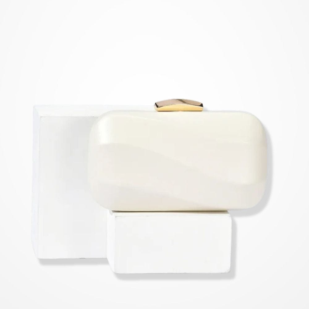 Pochette Mariage Blanche  Blanc