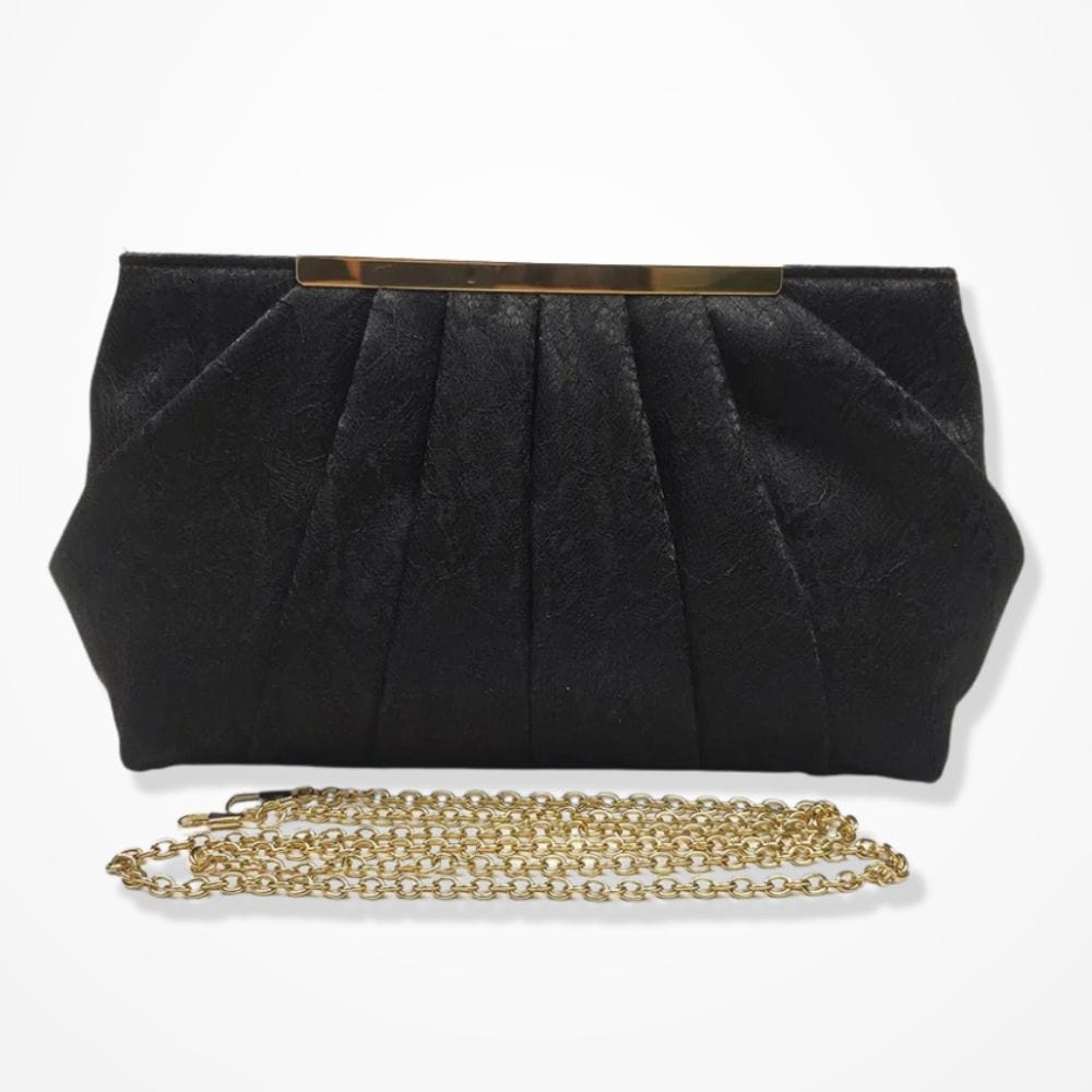 Pochette Mariage Dentelle  Noir