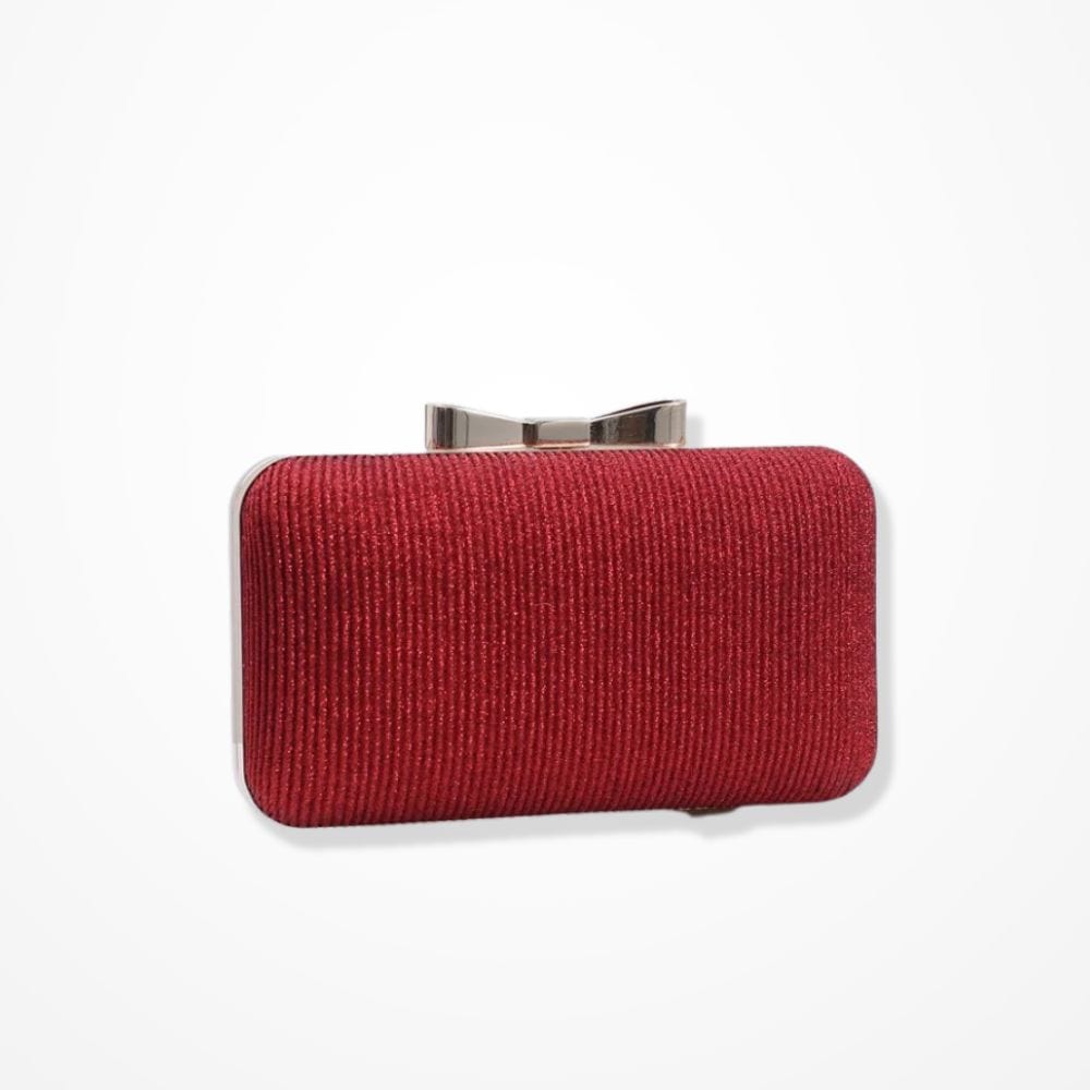 Pochette Mariage Femme  Rouge