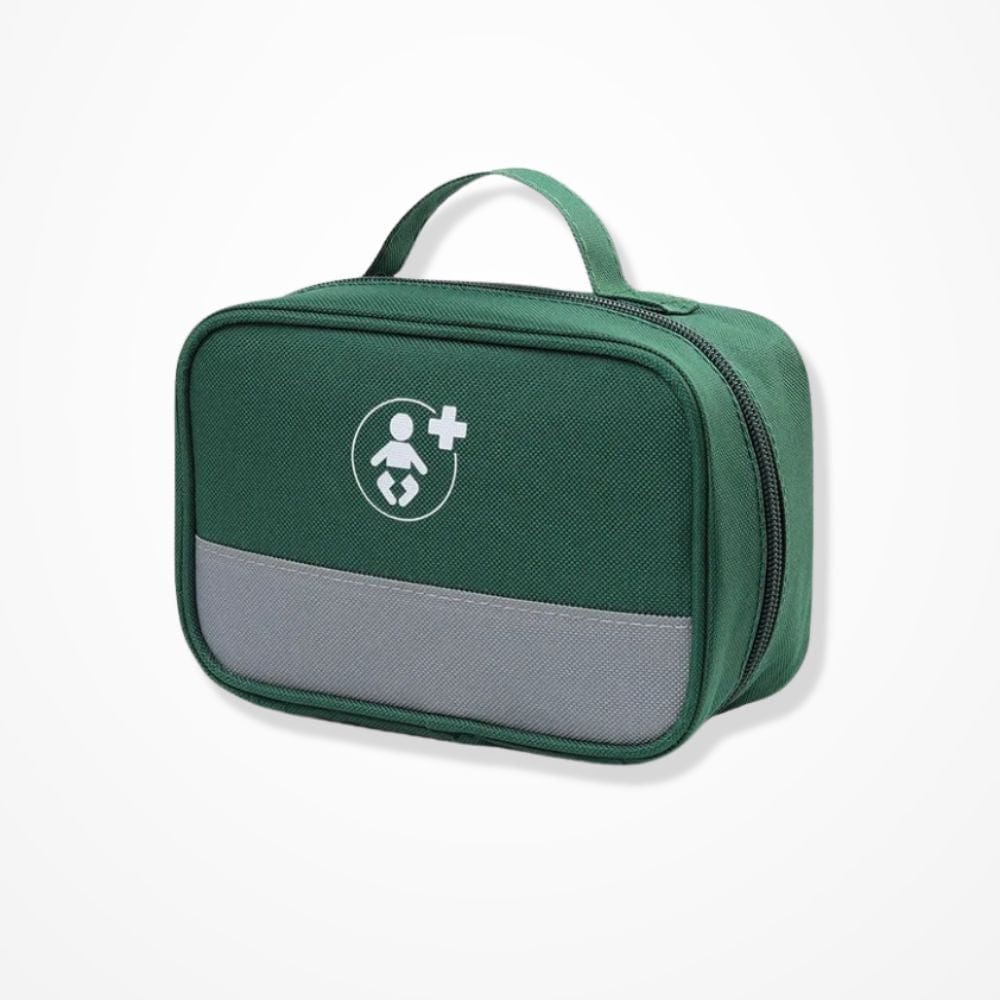 Pochette Médicament Voyage Vert L