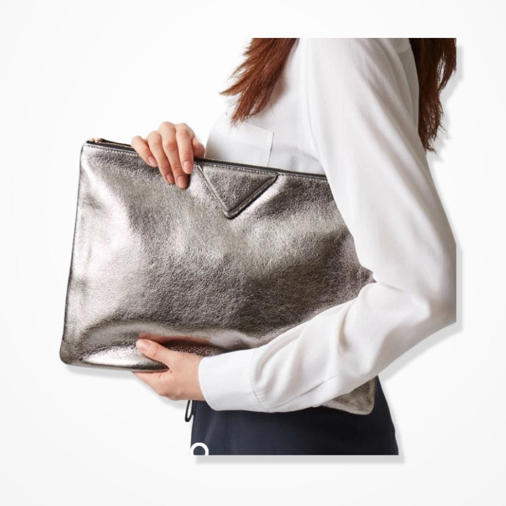 Pochette Métallisée  Argent