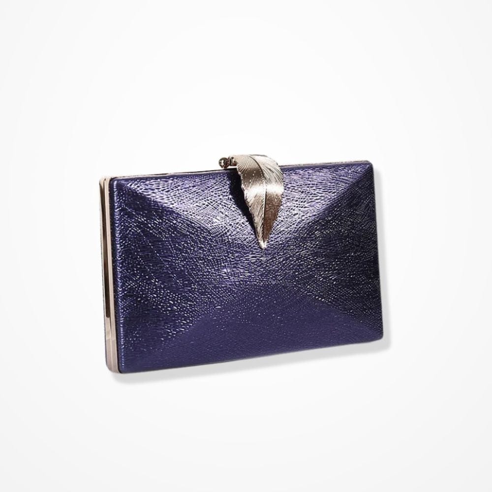 Pochette Noire Mariage  Mauve