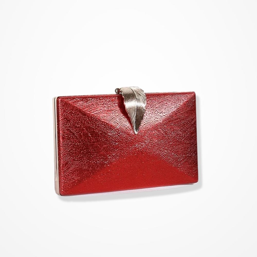 Pochette Noire Mariage  Rouge