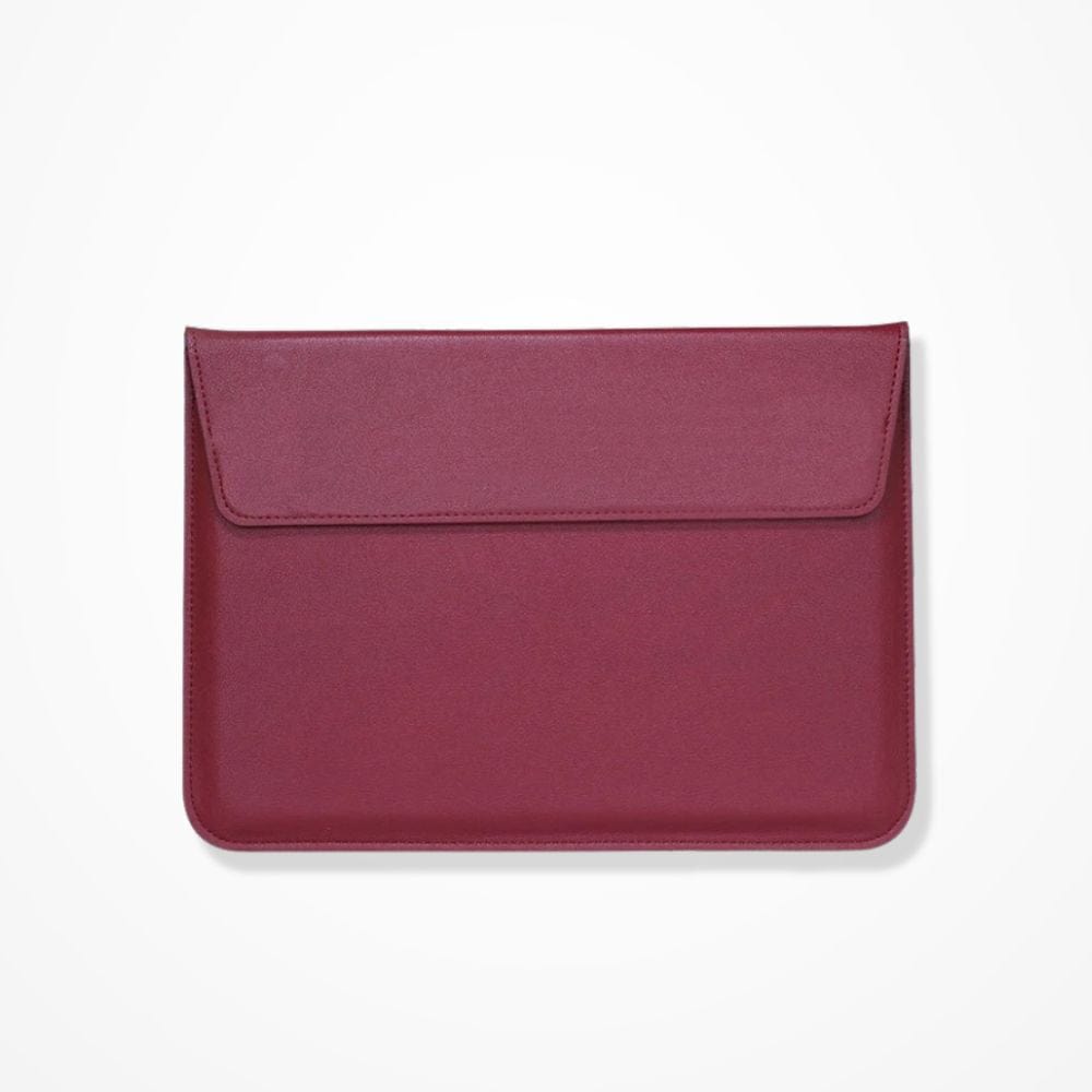 Pochette Ordinateur En Cuir  Bourgogne / 11 pouces