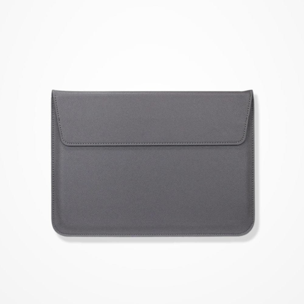 Pochette Ordinateur En Cuir  Gris anthracite / 11 pouces