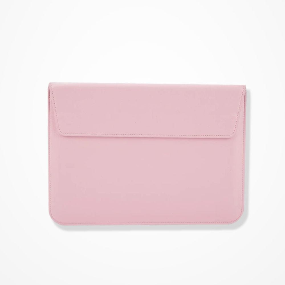 Pochette Ordinateur En Cuir  Rose / 11 pouces