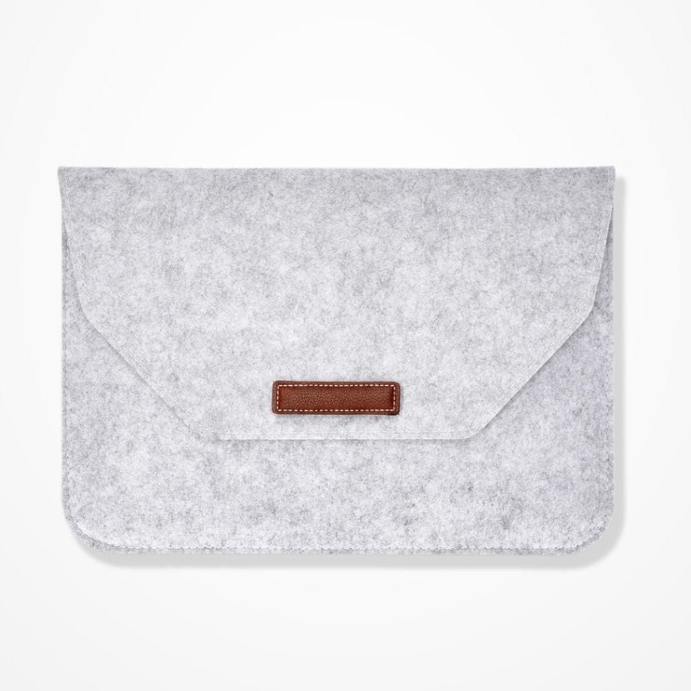 Pochette Ordinateur Feutre  Gris / 30 x 21 cm