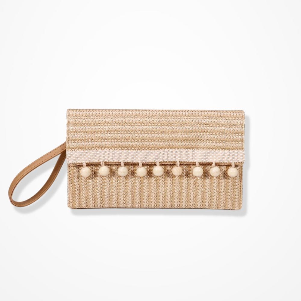 Pochette Paille Tressée 