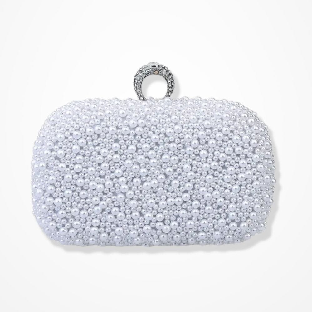 Pochette Perle  Blanc