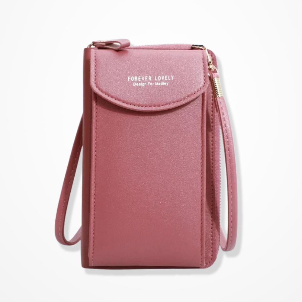 Pochette Portefeuille Téléphone Portable Femme Rose