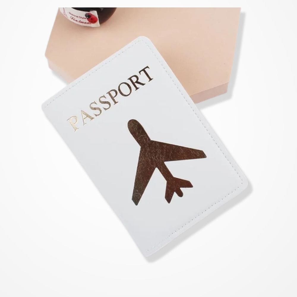 Pochette Pour Passeport  Blanc