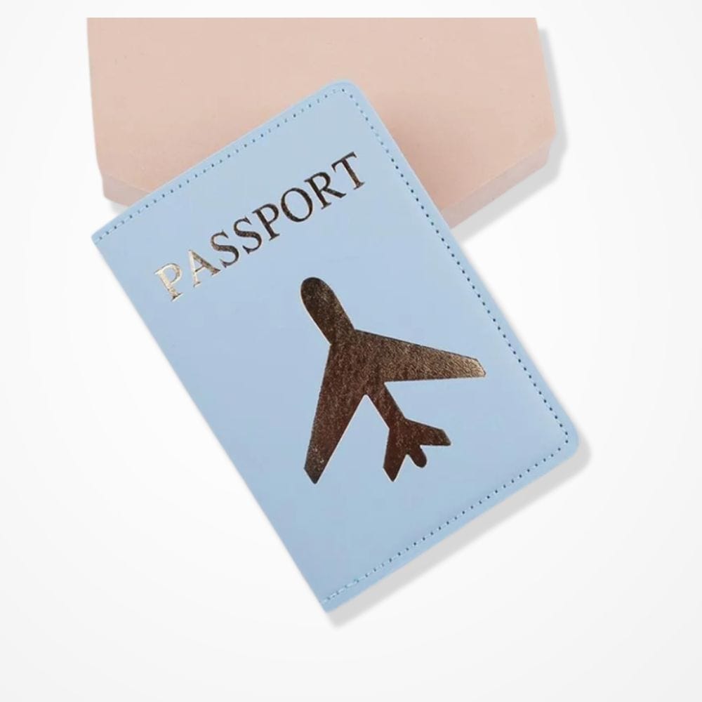 Pochette Pour Passeport  Bleu