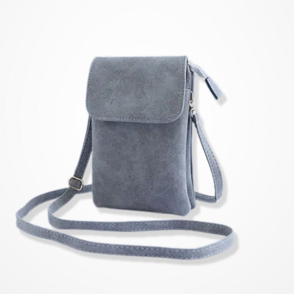 Pochette Pour Téléphone Et Portefeuille Gris