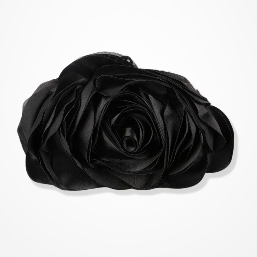 Pochette Rose Mariage  Noir