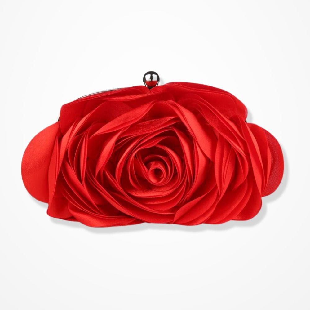 Pochette Rose Mariage  Rouge