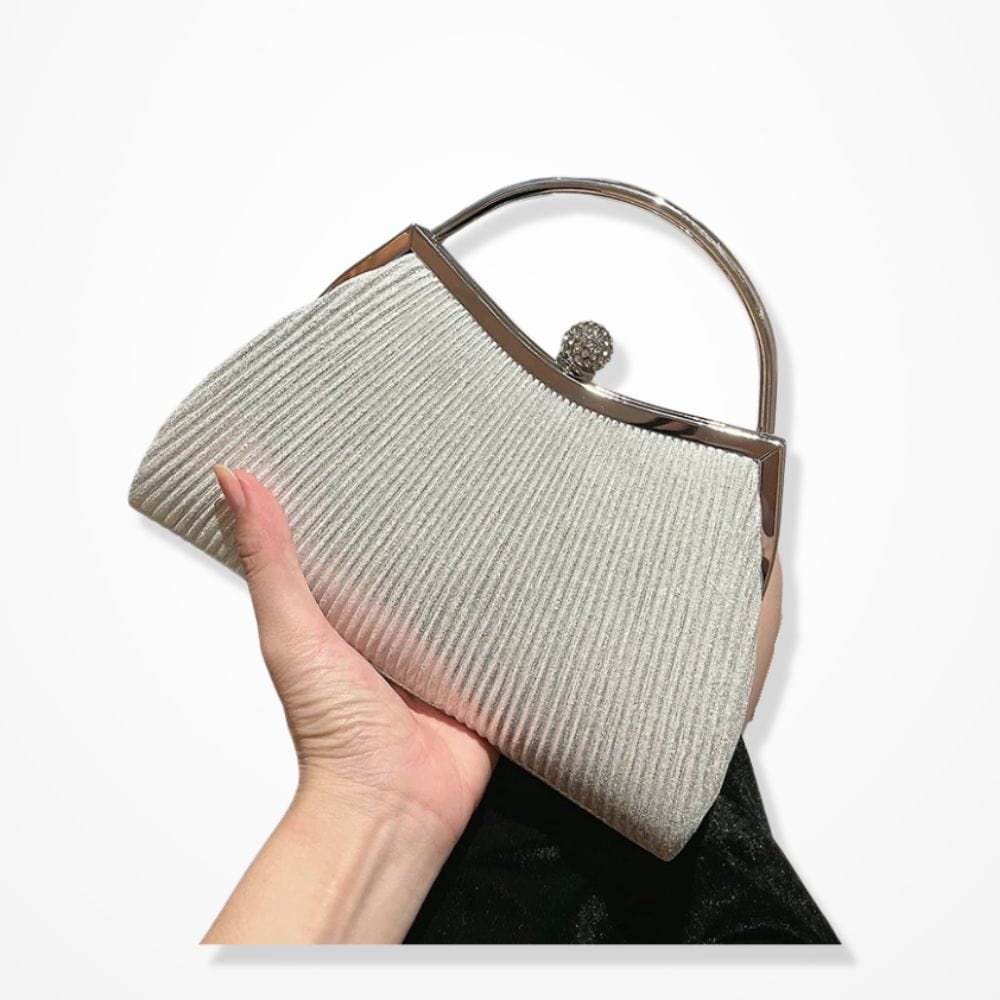 Pochette Sac Mariage Argent