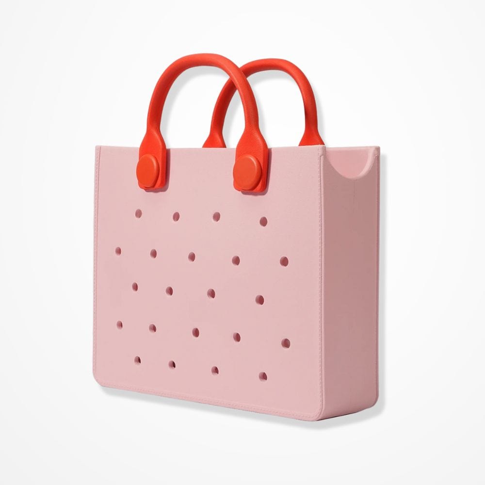 Pochette Silicone Rose/rouge