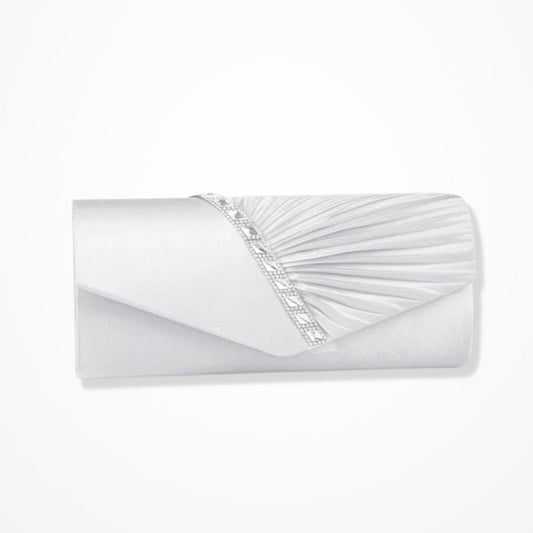 Pochette Soirée Blanche  Blanc