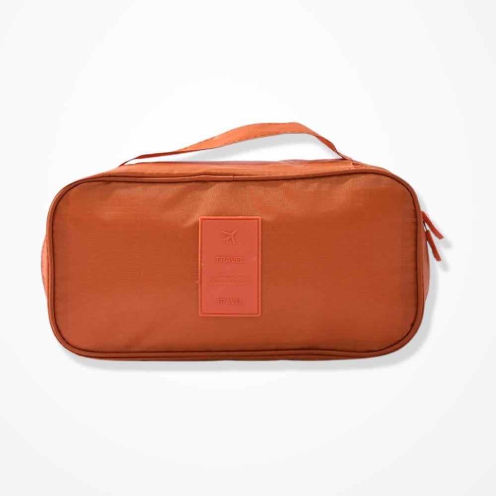 Pochette Sous-Vêtement Voyage  Orange