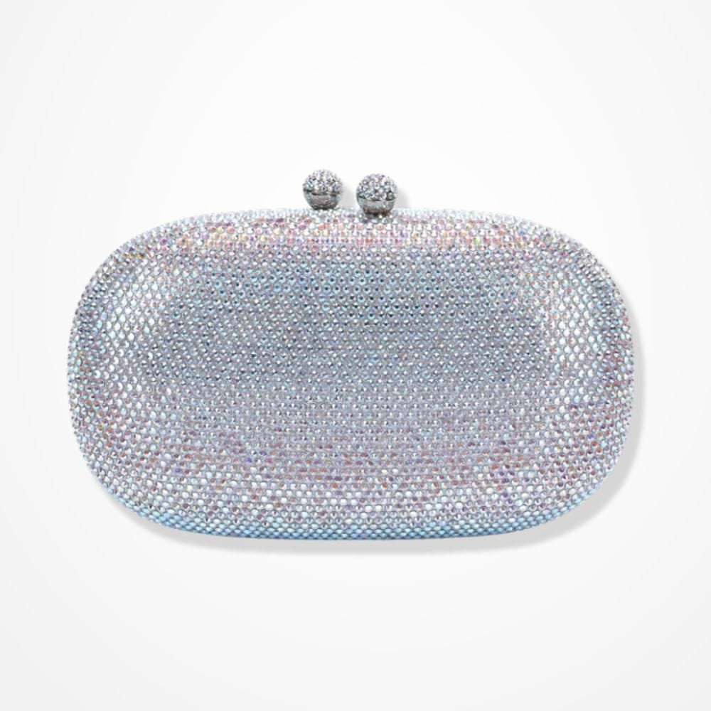 Pochette Strass  Argent