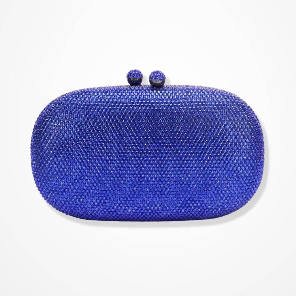 Pochette Strass  Bleu éléctrique