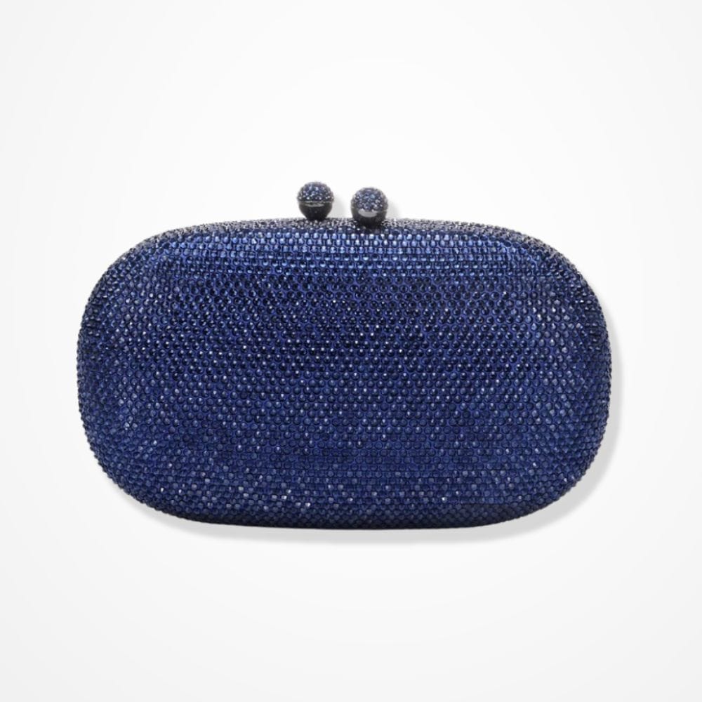 Pochette Strass  Bleu foncé