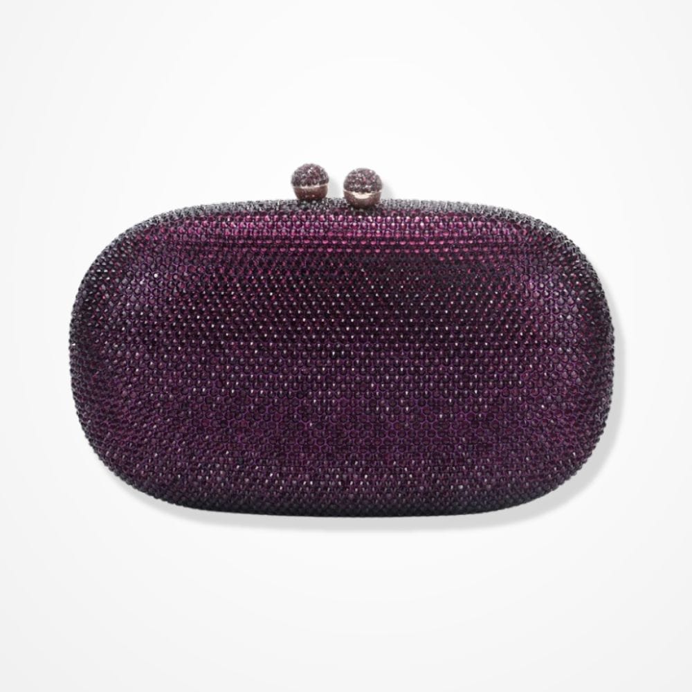 Pochette Strass  Mauve