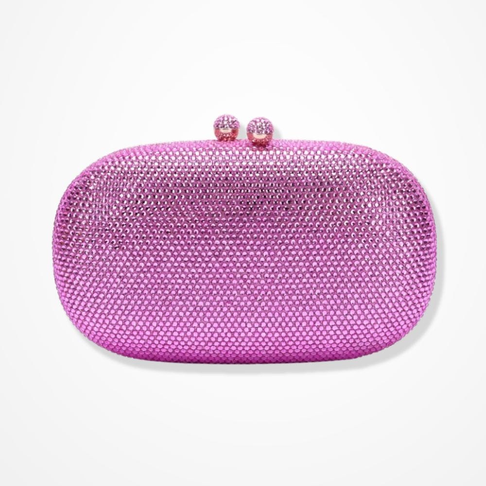 Pochette Strass  Rose