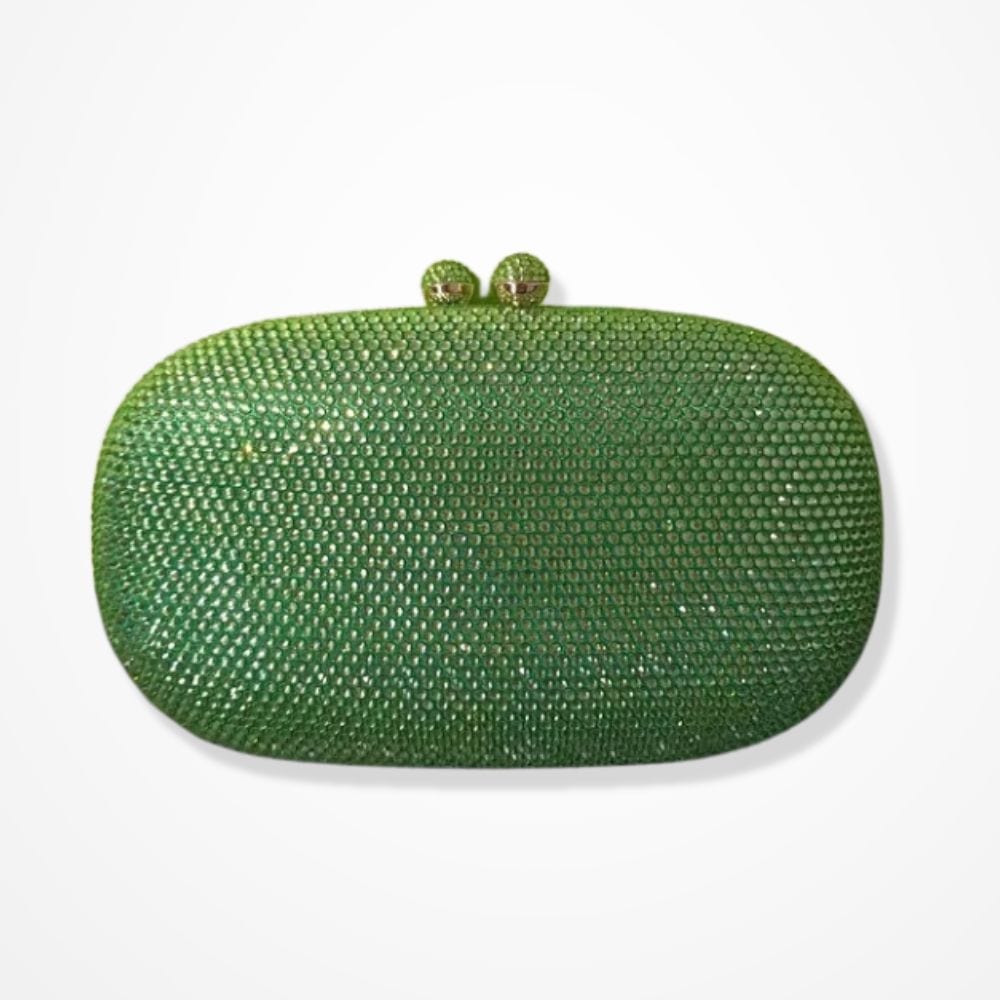 Pochette Strass  Vert