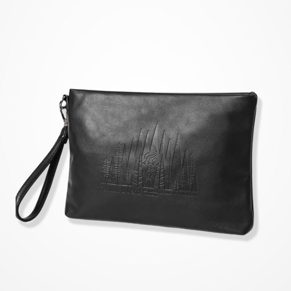 Pochette Zippée Homme  Noir