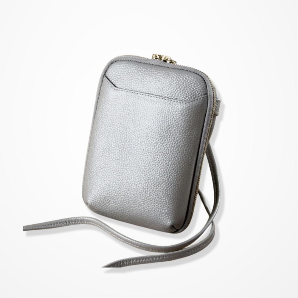 Portefeuille Pochette Bandoulière Argent