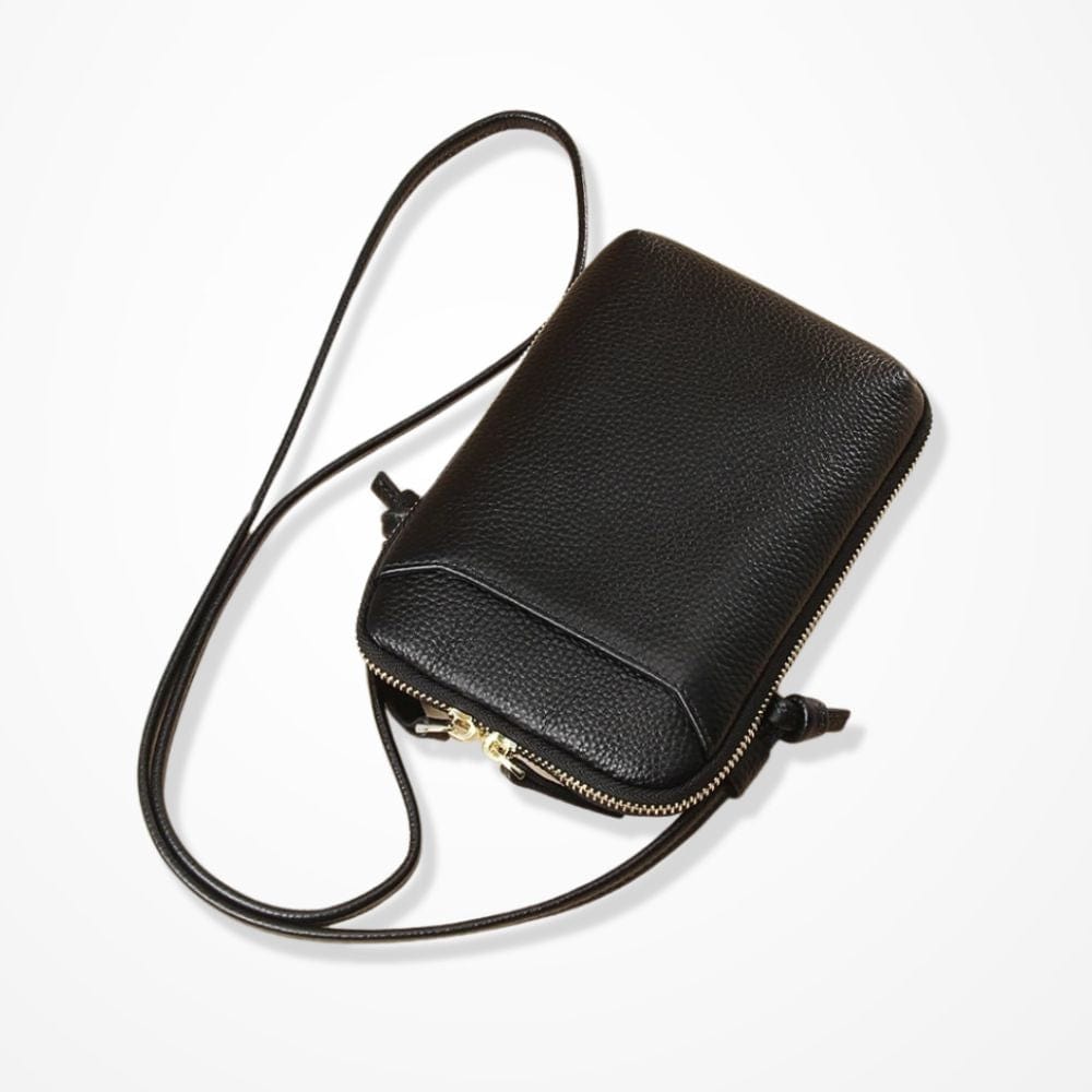 Portefeuille Pochette Bandoulière Noir