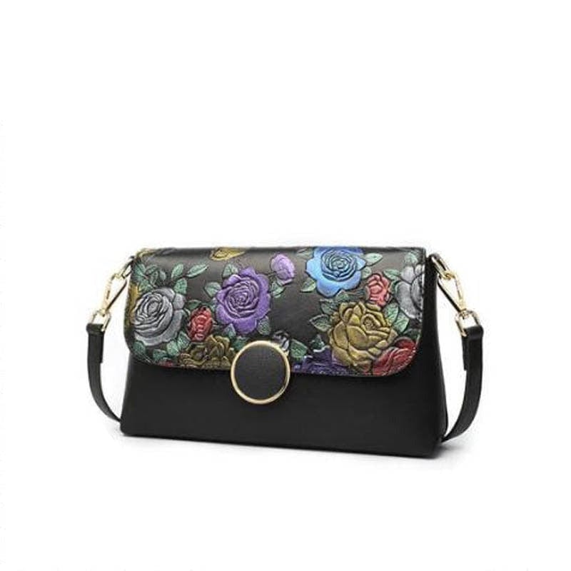 Sac à Bandoulière Motif Fleur Femme - FloralChic