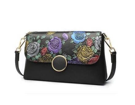 Sac à Bandoulière Motif Fleur Femme - FloralChic Fleurs colorées