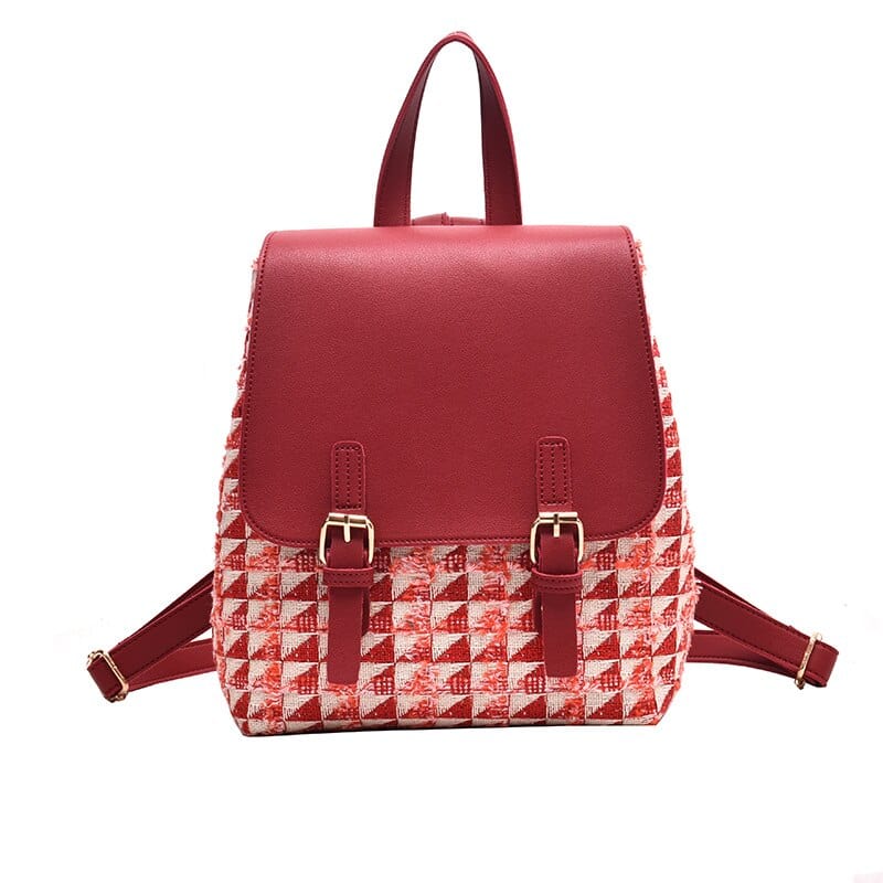 Sac à Dos Carré - UrbanSleek Rouge