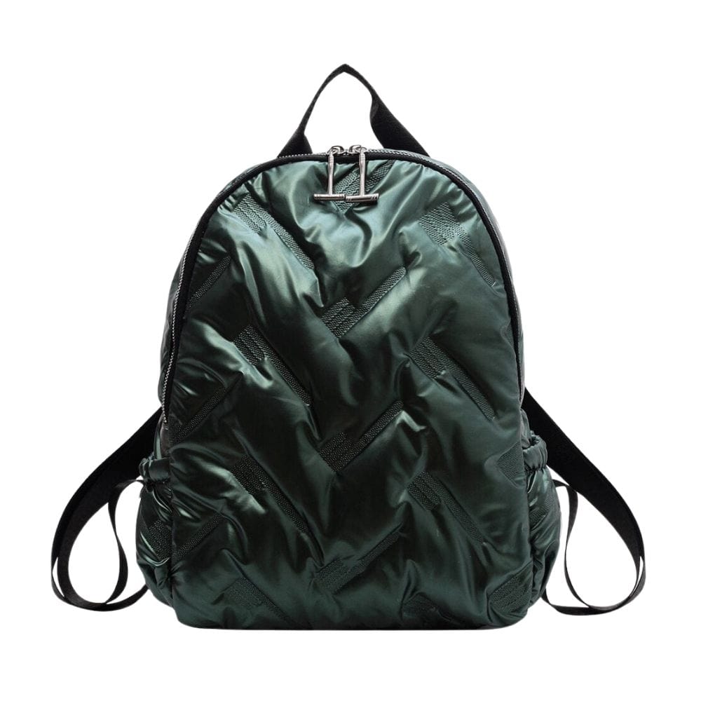 Sac à Dos Compact Nylon Femme - UrbanEase Vert