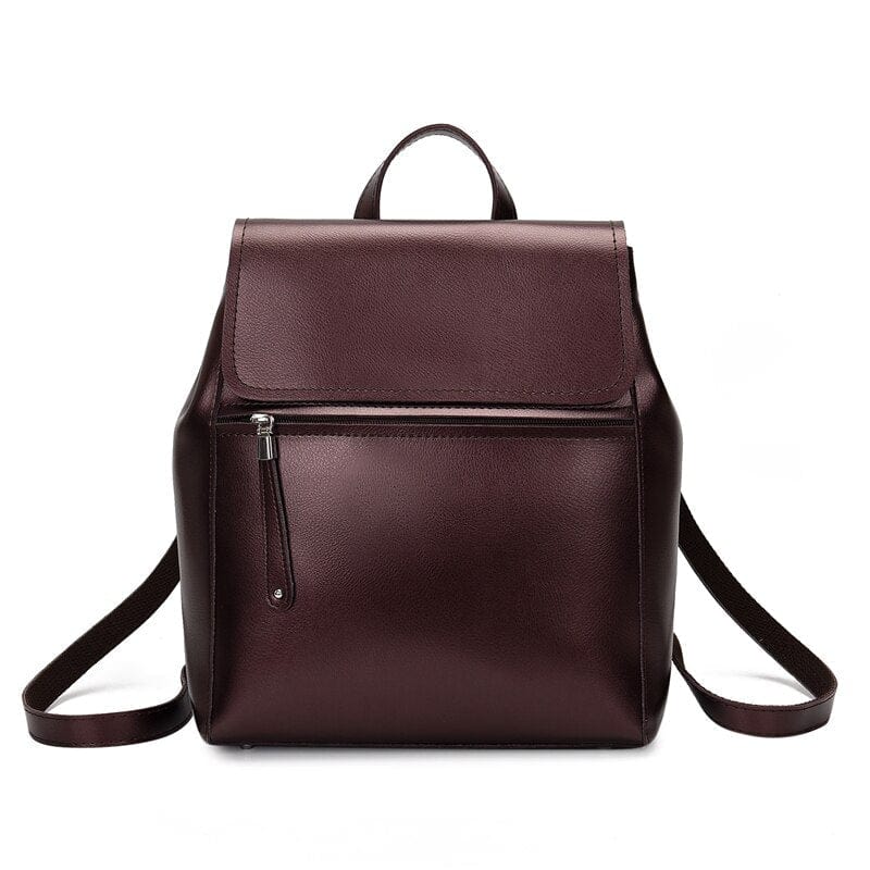 Sac à Dos Femme Élégant - GlamPack Bordeaux Foncé