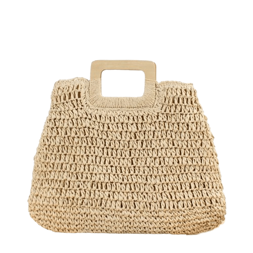 Sac à Main Artisanal Femme - LuxMode Beige / 40x36cm