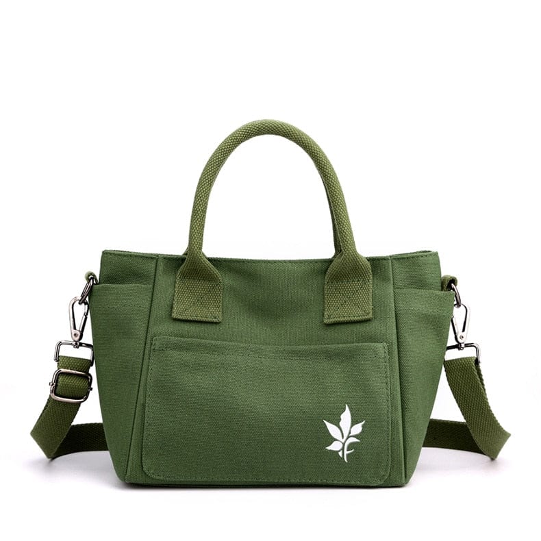 Sac à Main Avec des Poches Pour Femme - ChicSac Vert / 22×20×12cm