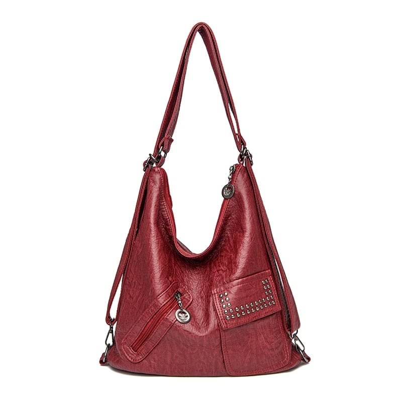 Sac à Main avec Fermeture pour Femmes - Luxöé Rouge