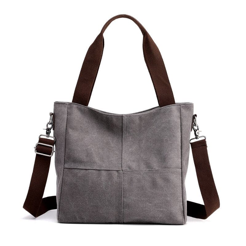 Sac à Main Bandoulière pour les Cours - ModeActive Gris