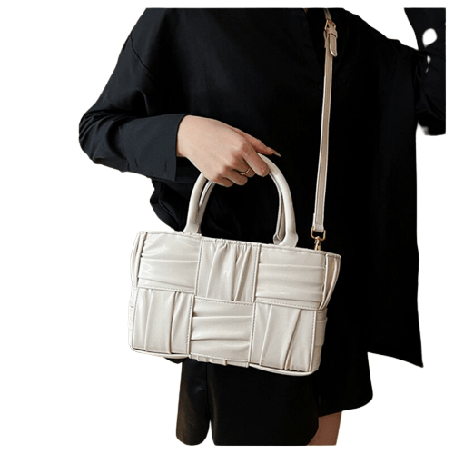 Sac à Main Blanc pour Femme - LuxeBlanc Blanc / 25cmx15cmx10cm