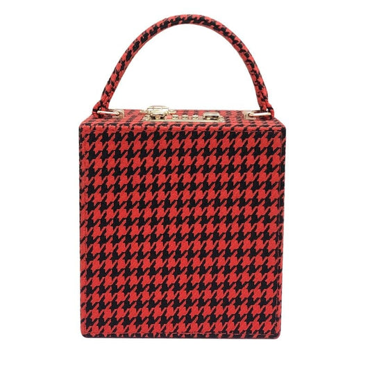 Sac à Main Carré Femme - Shopcube Glam Rouge